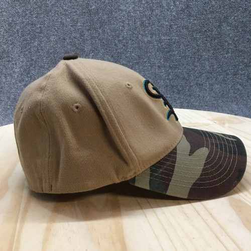 St Paul Saints MLB Fitted Baseball Cap Hat Mens Brown Camo OS Curved Brim Zephyr - Picture 5 of 11
