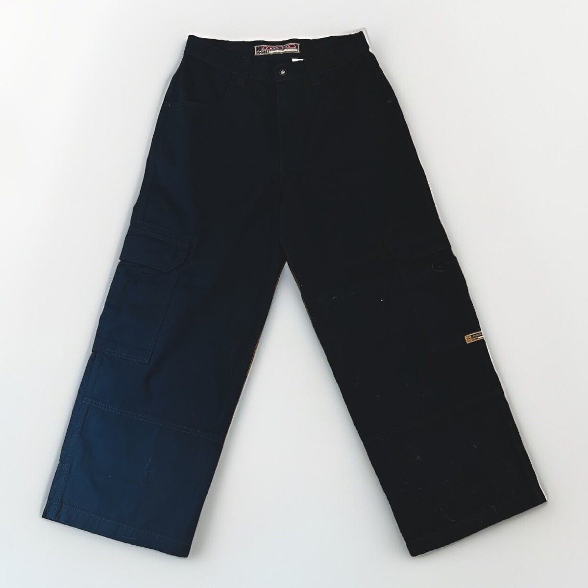 VTG JNCO Underground Substance Black Baggy Cargo Pants Mens VTG JNCO Underground Substance Black Baggy Cargo Pants Mens