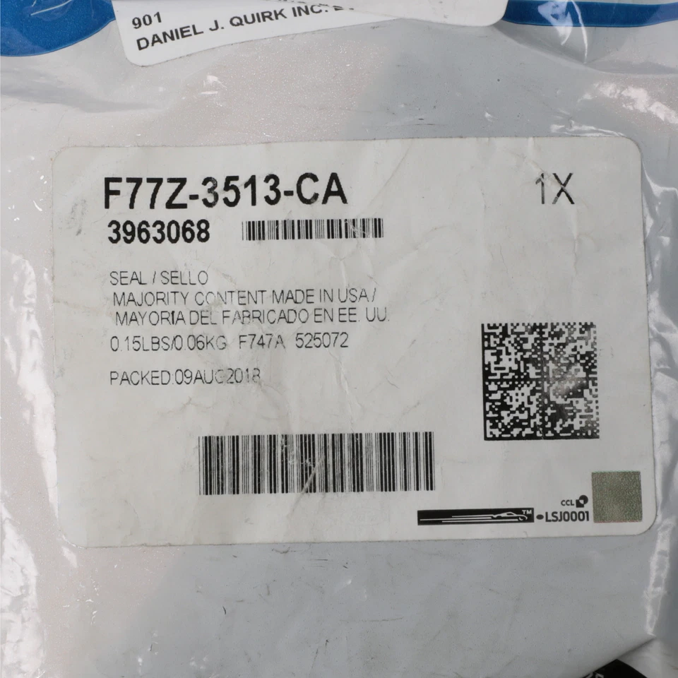 原始设备制造商全新 1995 - 2011 年福特水星下转向柱护罩密封 F77Z-3513-CA — 第 4/4 张图片