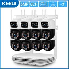 KERUI 8CH NVR 6MP Wireless Security Camera System WiFi Outdoor IP 2 Way Audio