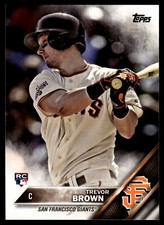 2016 Topps Trevor Brown  #433 San Francisco Giants Rookie RC Baseball Card