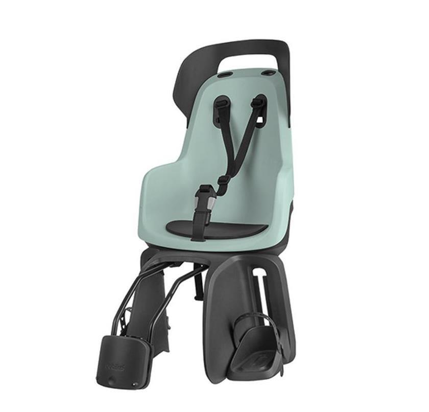 Porte-bébé cadre Bobike Go Maxi Mint pour vélo et balades en famille de 9 à 22 kg