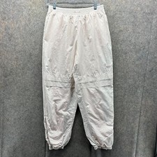 Adidas Pants Womens Large Pastel Pink Cuffed Windbreaker Originals Trefoil Sweat