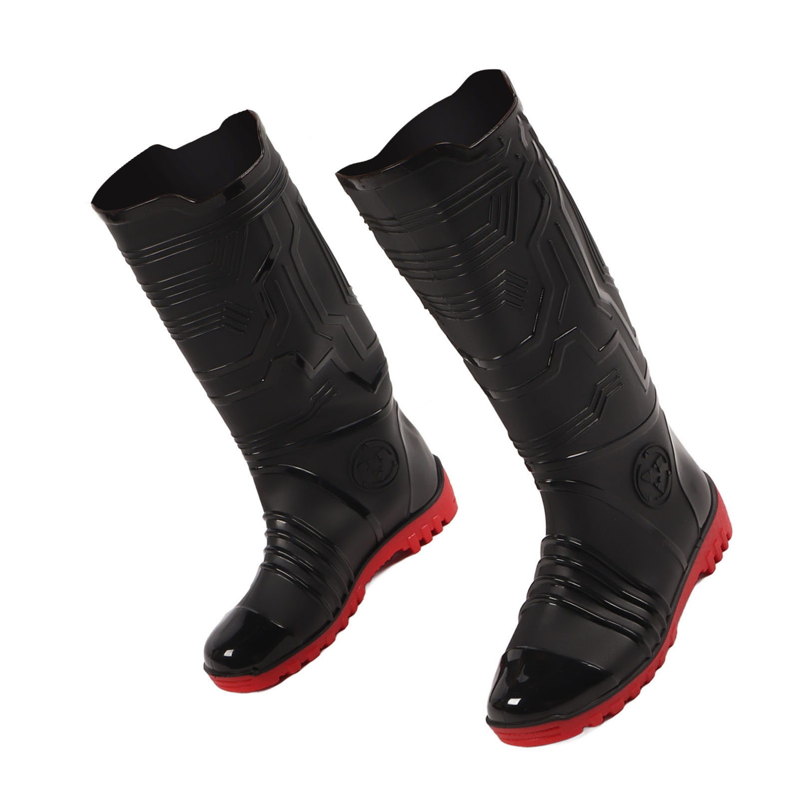 Waterproof Men Rain Boots Anti Slip Wear Resistant Tall Rain Boots Size