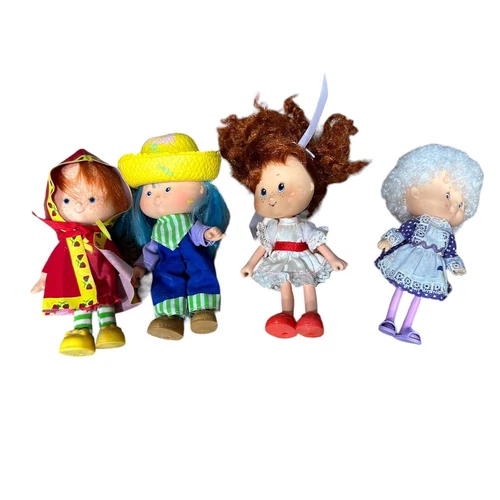 Strawberry Shortcake Dolls 1979 80s Toys Assorted Lot Of 4 Vintage LOOK!