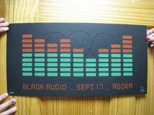 Blaqk Audio Poster AFI Concert Sept 17 Agora Skull Wings Sound Bars