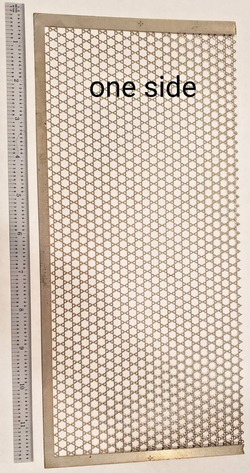 Screen For Models Etched metal screen for scale models 1 pc. Unique pattern 5.2