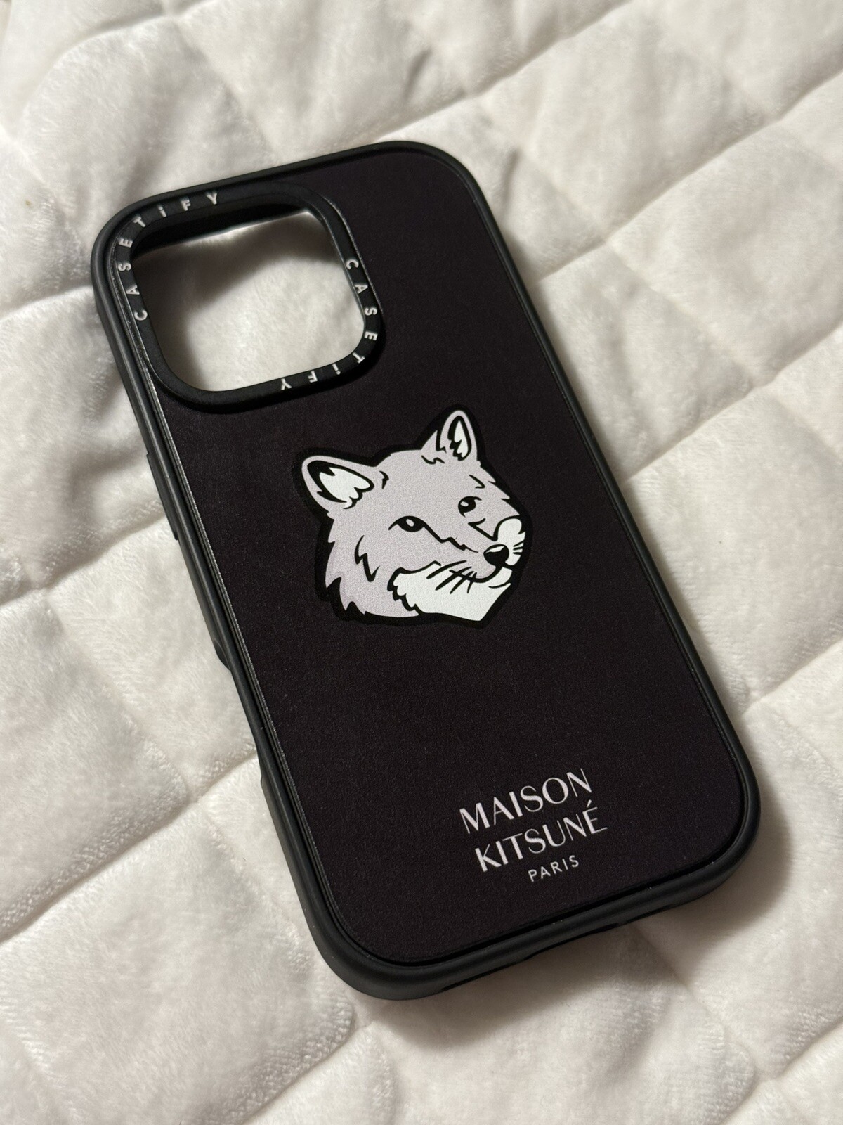 iPhone 16 Pro Maison Kitsuné x CASETiFY Impact MagSafe Compatible Phone Case-image