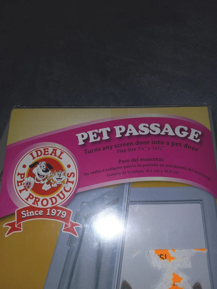 Puerta de pantalla de paso ideal para mascotas 7,25" x 14,5" apertura - ¡NUEVA! Foto 3 de 4