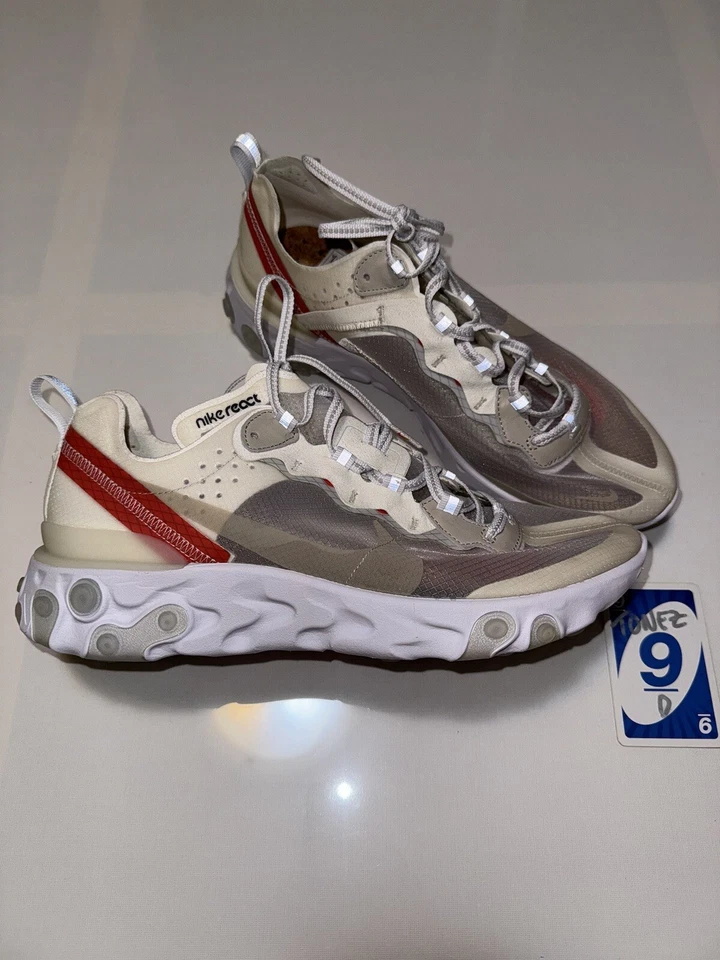 Nike React Element 87 Light Bone 2018 - Size 10US - Image 4 of 4