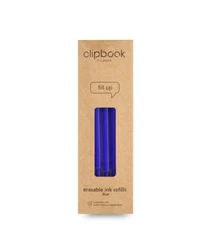 Filofax Clipbook Erasable Ballpen Refill Pack Blue - 149012