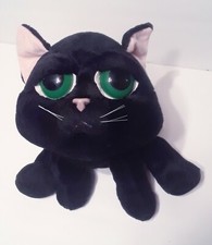 Russ SHADOW THE BIG EYED BLACK CAT 11" Plush STUFFED ANIMAL TOY