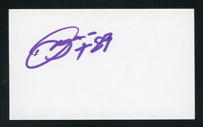 Morgan Shepherd Frm. NASCAR Driver, Current Team Owner Signed 3x5 Card E23032