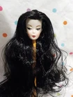 Gorgeous NEW" Vintage Look "Fashion Doll replaceable head, Black Silky Hair, NEW