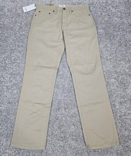 Men's Chino Pants Fits 32x32 Beige Goodfellow Straight Leg Tags Wrong 30x32 