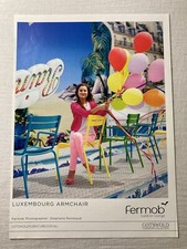 2014 Fermob COTSWOLD Print Ad 1 D/S Page Long Legs Feet Ankles High Heel Shoes