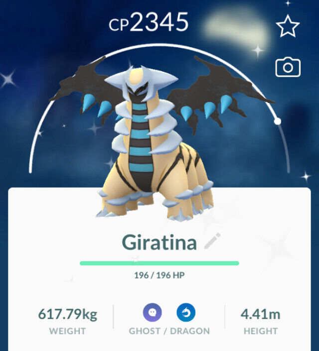 Pokémon Go shiny Giratina altered ~ WEATHER BOOSTED~ reliable service ~