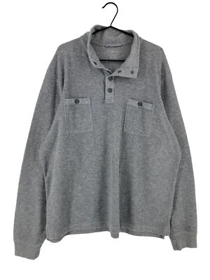 Vintage L.L. BEAN Hochkragen Pullover Grau Herren Größe 2XL - Bild 1 von 4