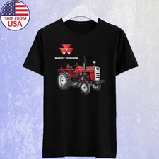 Massey Fergusson Tractor Men's Black Size S-5XL