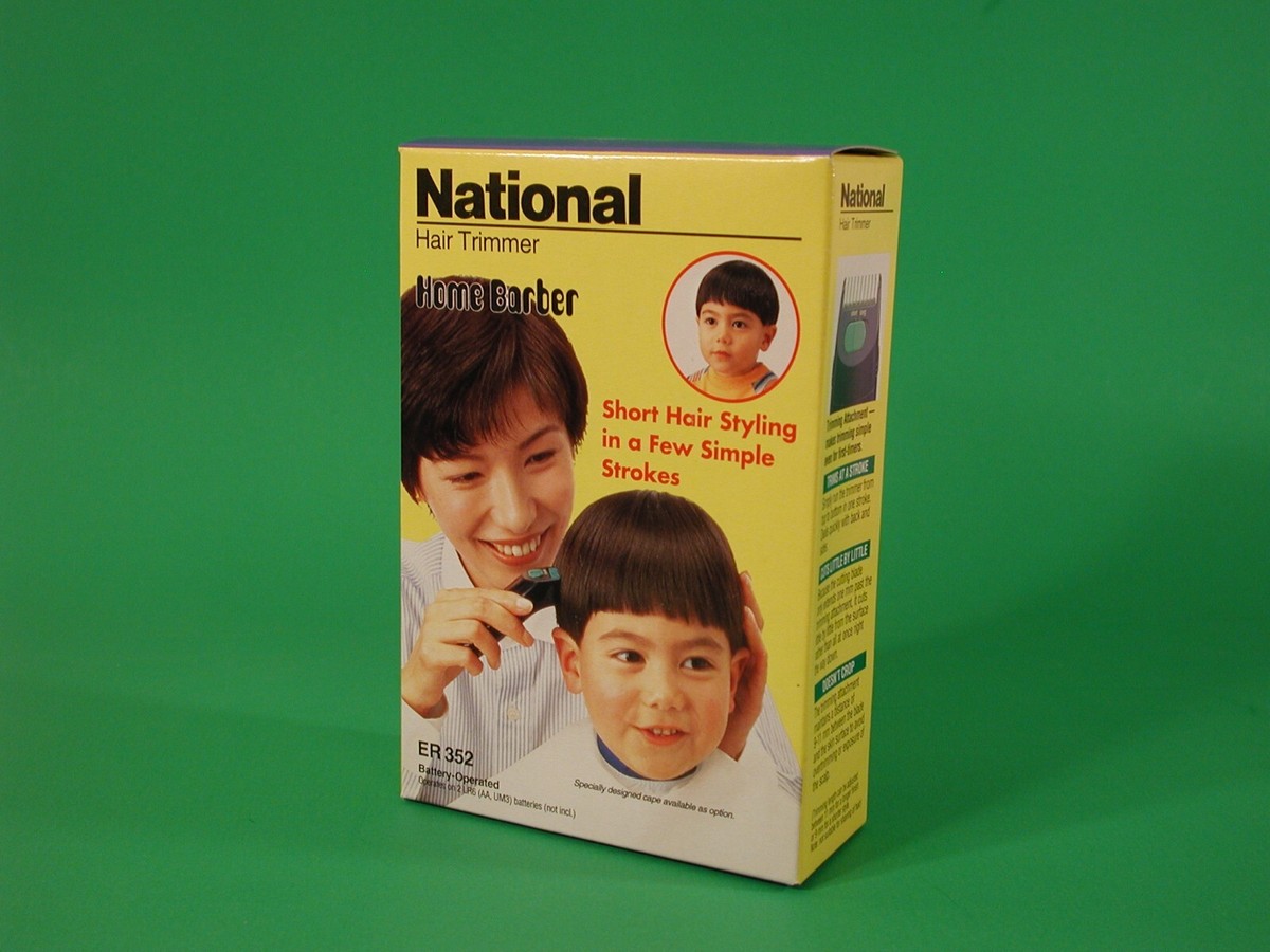 Battery(DC) Operated Japanese National(=Panasonic) Hair Trimmer, 