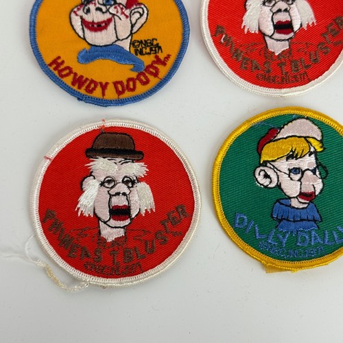Lotto 6 toppe ricamate vintage anni 70 novità cucite cartone animato Howdy Doody - Foto 5 di 7
