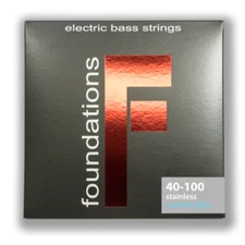 S.I.T Foundations Stainless Steel Bass Guitar Strings; gauges 40-100