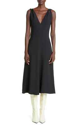 knee length dresses for ladies Victoria Beckham – Victoria Beckham Draped Midi Dress in Barcelona or Shop  Online Mujer 721-000705 01 main image 1