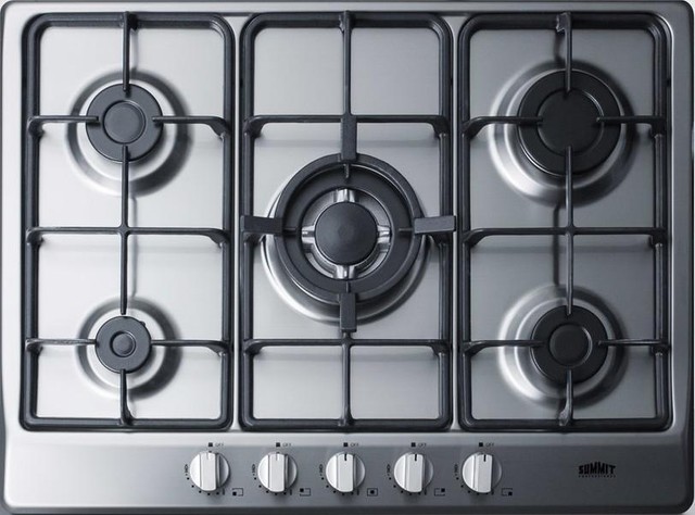 Summit Gc527ss 27 Gas Cooktop Built In 5 Burners Stainless Steel