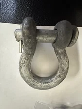 BOW SHACKLE 3/8 PINNED WITH COTTER PIN ANCHOR BRAND NEW UNUSED SOLD AS 1 EACH