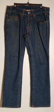 True Religion Jeans Size 34x33 (36x32) Button Fly Denim USA Made Logan