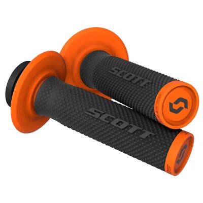 Scott Motocross Griffe SX II Lock-On Griff Cam-Set Einrasten Schwarz Orange