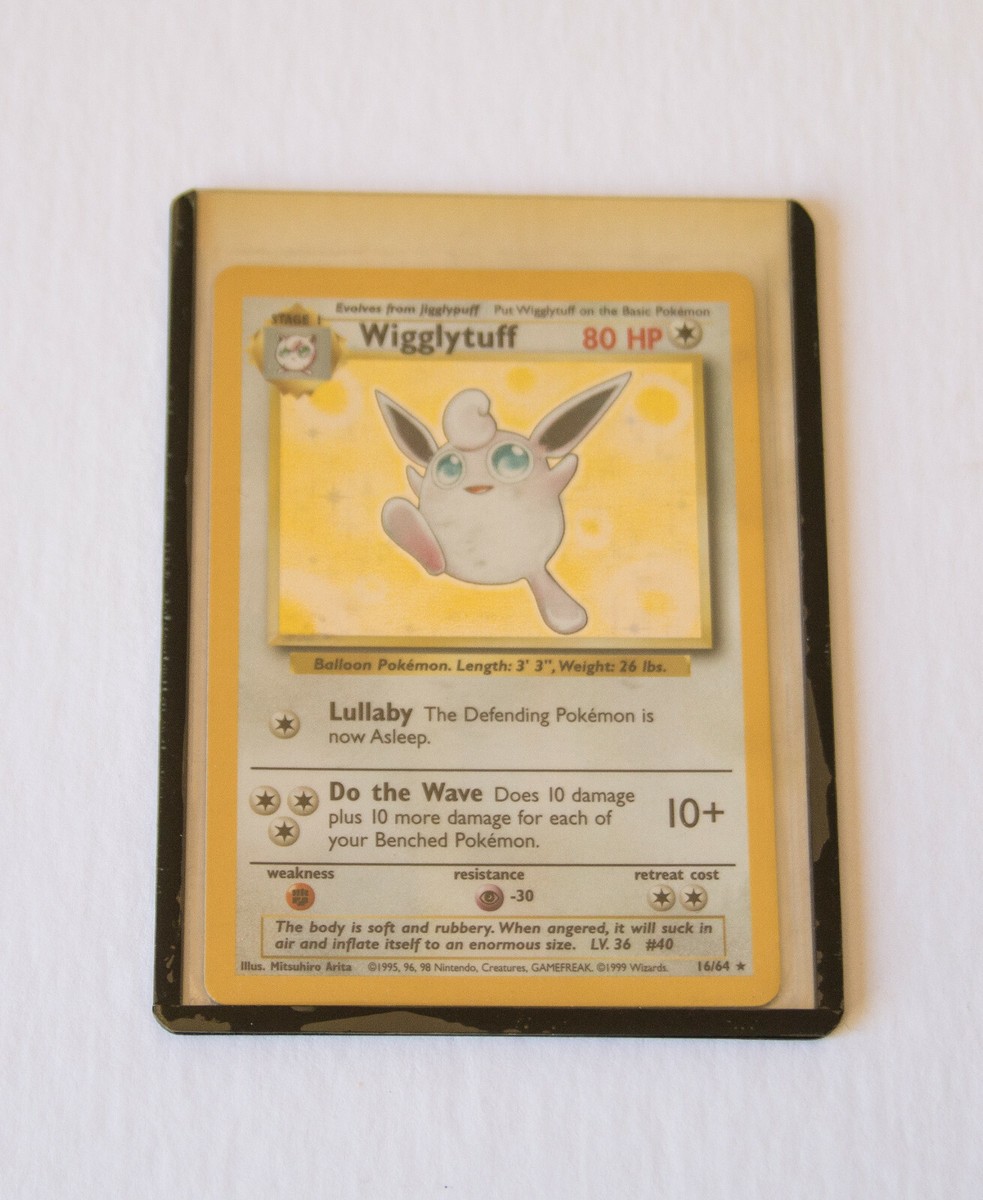 1995 wigglytuff pokemon card value  ex 222/091 Ability  Expanding Body If this Pokemon has any Special Energy attached Wigglytuff - 077/094 - ME02: