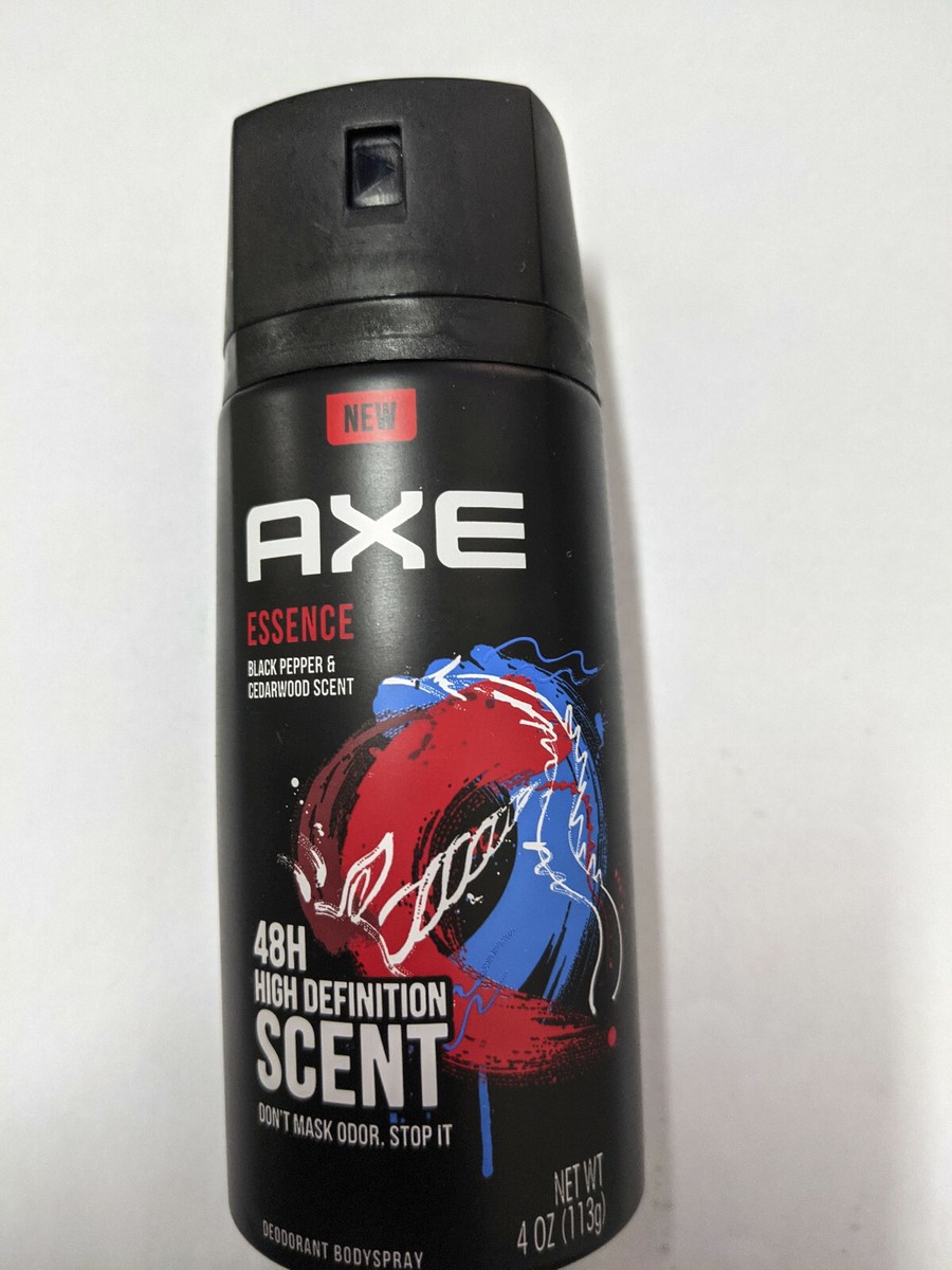 3 PACK Axe Deodorant Body Spray for Men - Essence - 48 hr