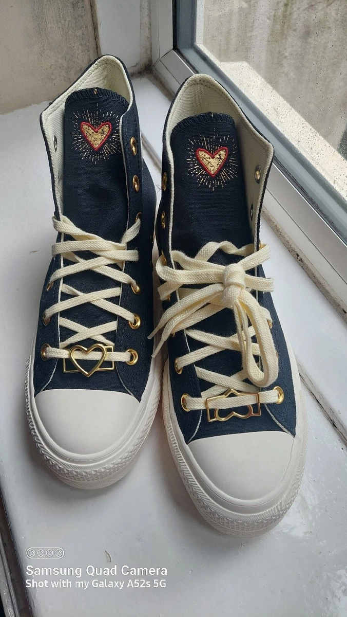 Converse all top star avec coeur