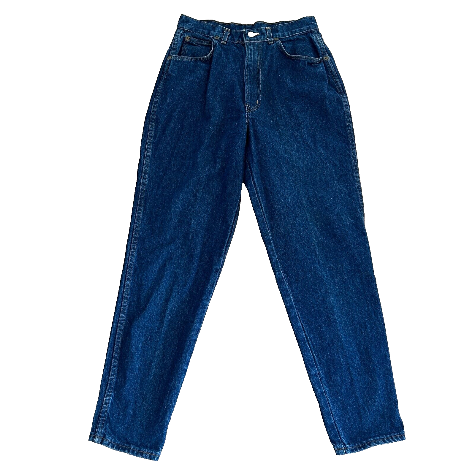 Chic Vintage Mom Jeans Womens Blue High Waist Denim Rodeo Size 14 Retro 80’s-image