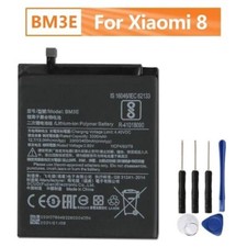 New Replacement Battery BM3E For Xiaomi Mi 8 3400 mAh  Tools