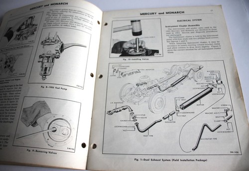 Ford Mercury Advance Information Service Letter 1955 Product information Book - Picture 5 of 8