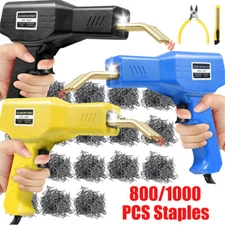 Plastic Welder Kit Soldering Tool Car Bumper Repair Welding Gun 800 Staples Case