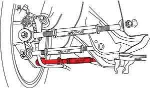 Braço de controle inferior traseiro ajustável SPC 67292 para 2003-2007 Honda Accord/Acura TSX - Imagem 2 de 2