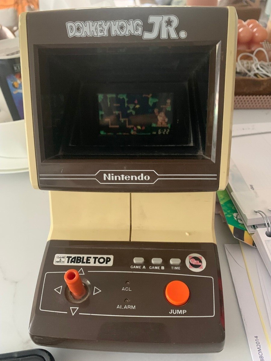 Vintage Donkey Kong Jr. Game & Watch Tabletop Electronic Game