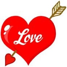 30 Custom Love Heart Personalized Address Labels