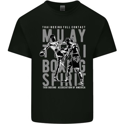 Vêtement Sport Imprimé Contrasté Vendetta Inc. Boxing Supporter 1035 T-shirt Pour Homme Blanc Tee Shirt Sport Imprimé