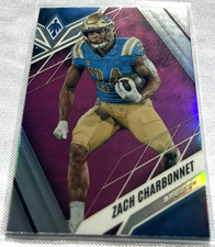 2023 Chronicles Phoenix Draft Picks Football Zach Charbonnet UCLA Bruins Pink RC