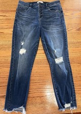 Abercrombie  Fitch High Rise Super Skinny Ankle Jeans Women  s 32/14 Curve Love