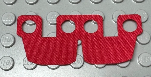 Red Cloth Waist Cape / Blast Kama For LEGO® Minifigures - Star Wars Clones