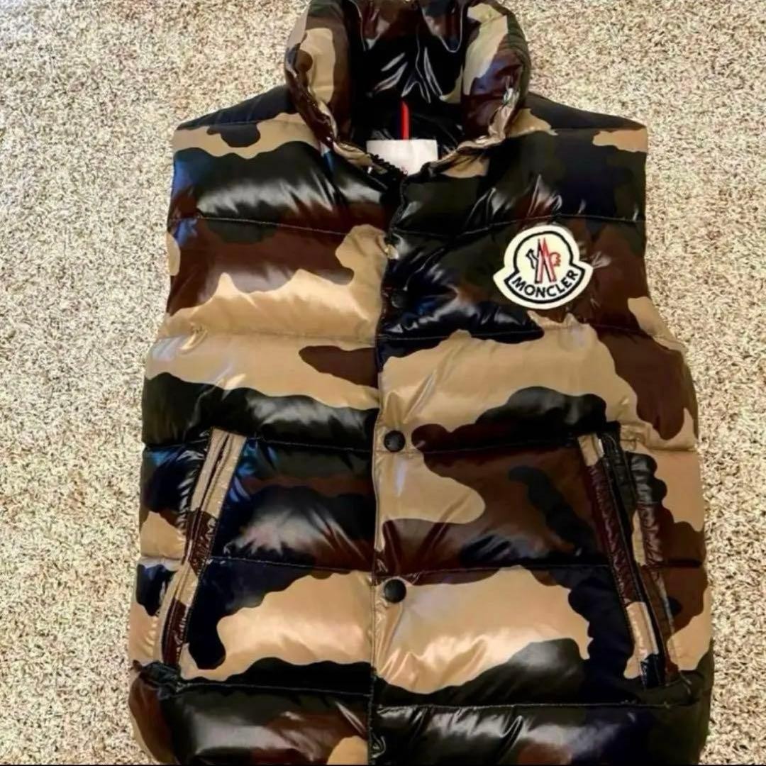 Authentic MONCLER Enfant TIB Down Vest Camouflage Kids Size 50cm Archive