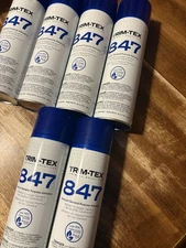 Trim-Tex 847 Spray Adhesive 6 Can Lot. Low Voc