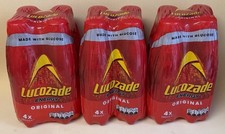 Lucozade Energy Flavoured Sparkling Drink Powered By Glucose 380ml, 12 Pack