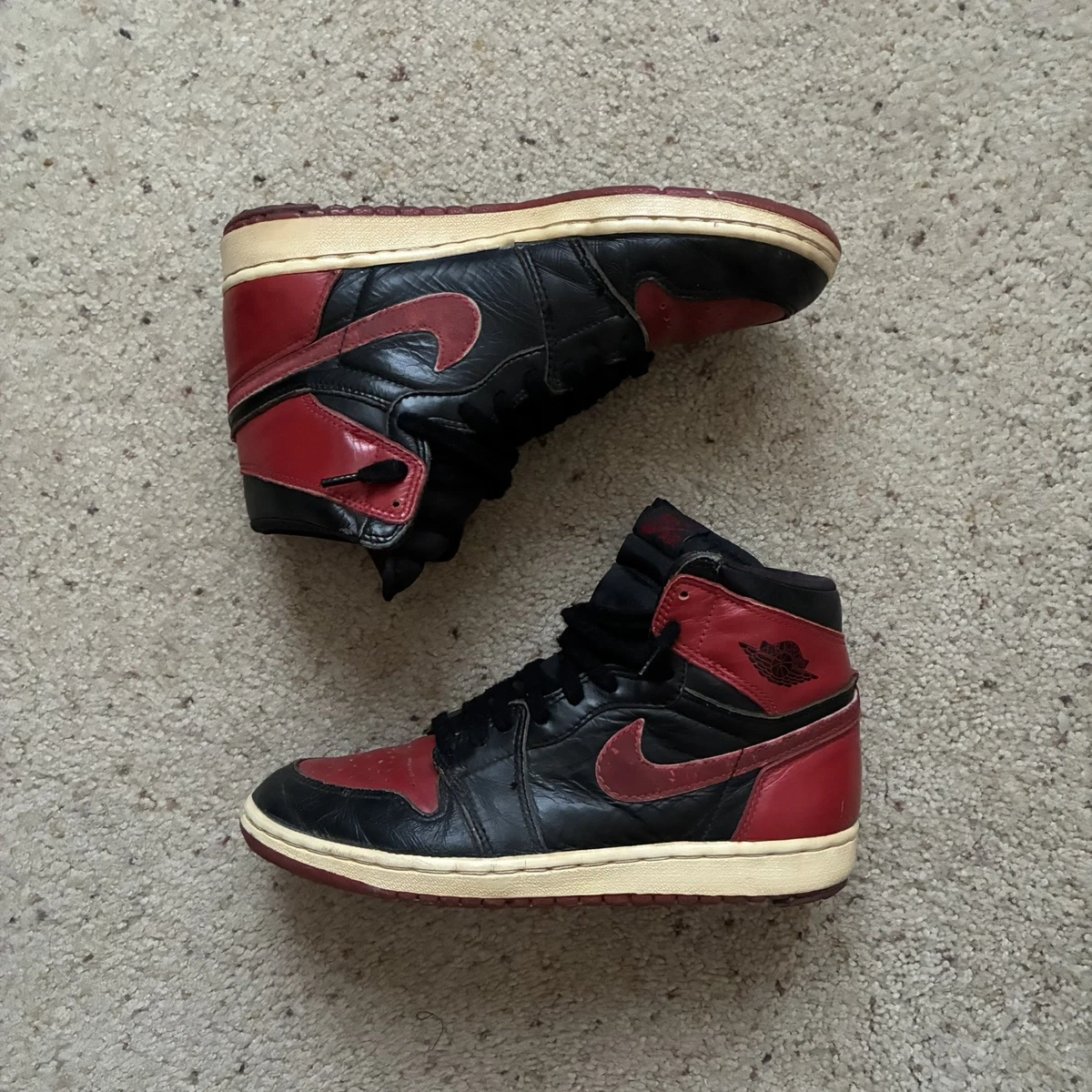 ビンテージ ジョーダン ナイキ 1994 Size 9.5 - Air Jordan 1 Retro 1994 Bred for sale online | eBay