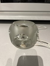 Peill & Putzler TA 14 Kugel Rund Glas Ice Cube Tischlampe Tischleuchte 70er 